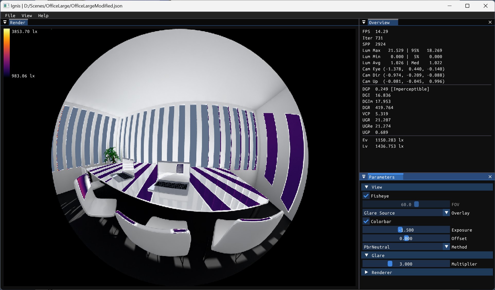 A teaser image for feature: Interactive glare risk assessment